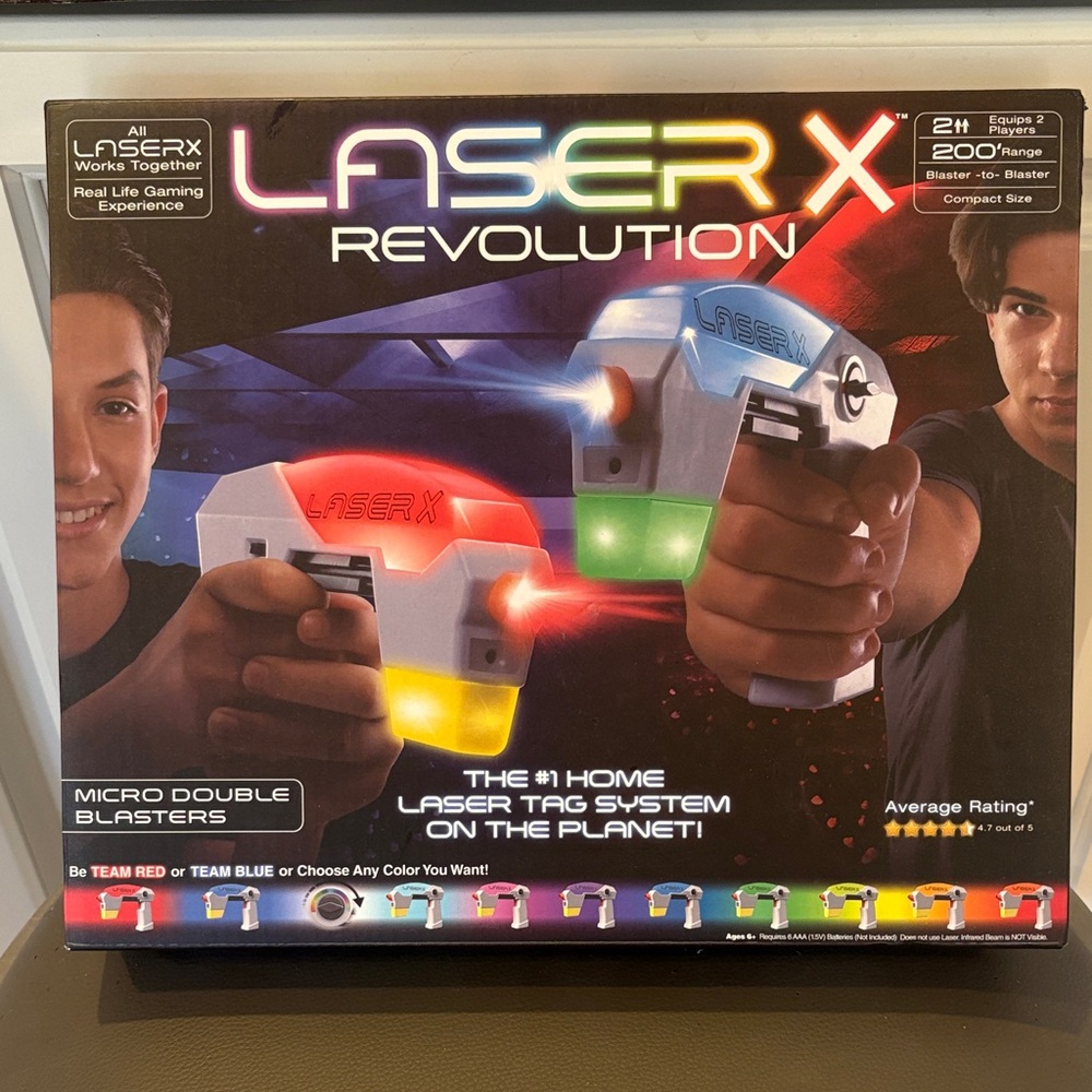 New Laser X Revolution Micro Double Blasters Home Laser Tag System Game